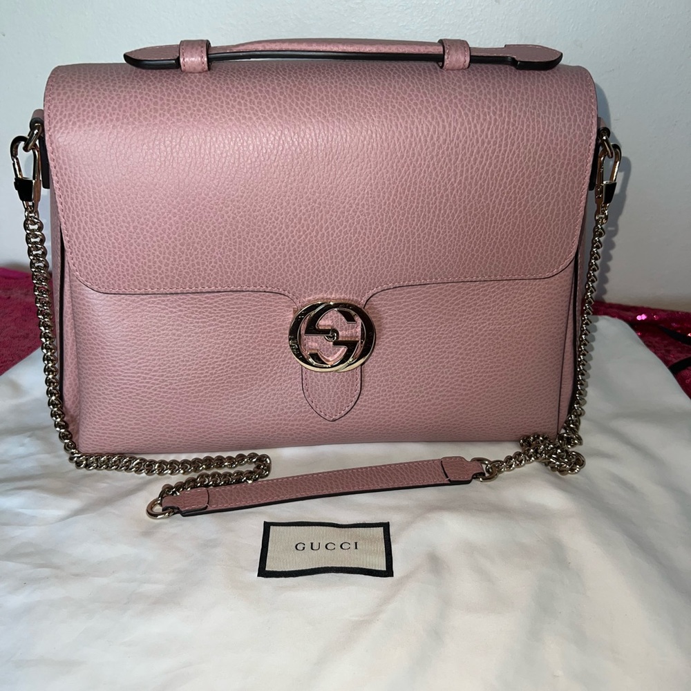 Gucci pink handbag